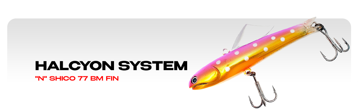 Раттлины Halcyon System "N" Shico 77 BM Fin