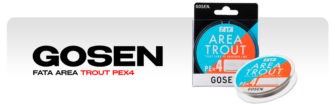 Плетеные шнуры Gosen Fata Area Trout PEx4