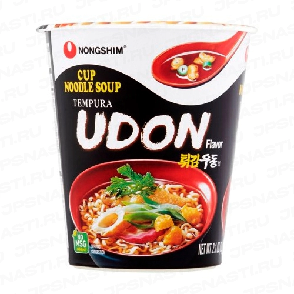 Лапша быстрого приготовления Nongshim, удон с темпурой и морепродуктами, 62 г