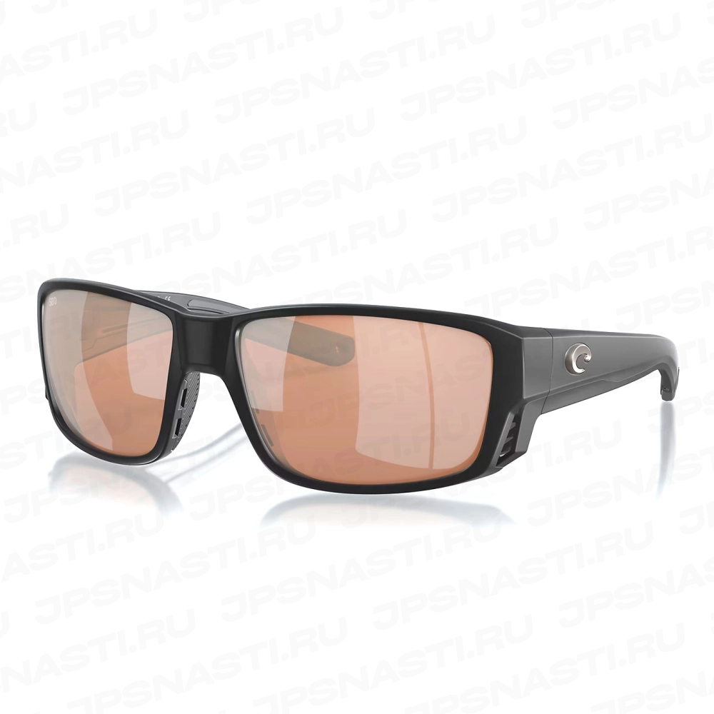Очки поляризационные Costa Del Mar Tuna Alley PRO 580G, L, regular fit, black/copper silver