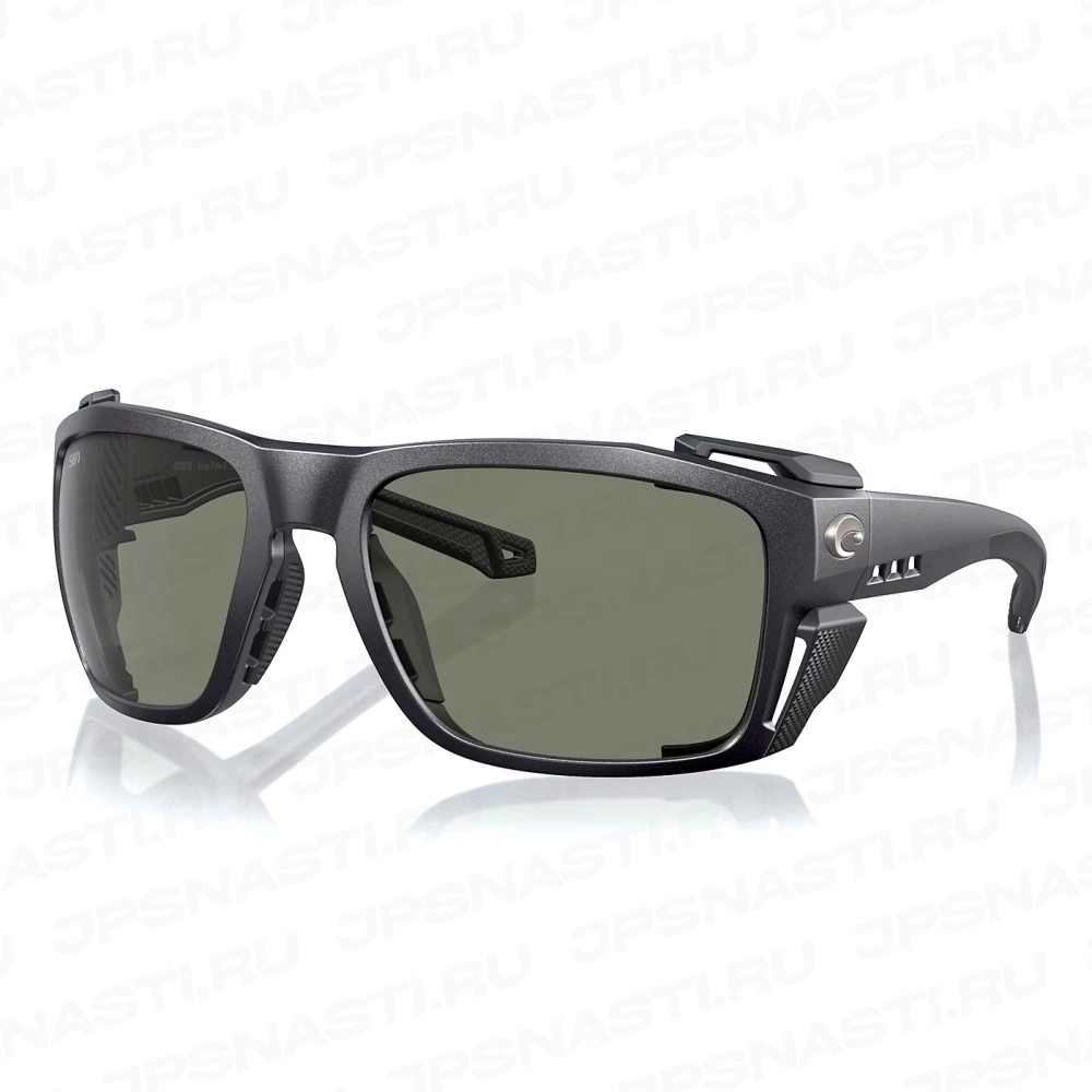 Очки поляризационные Costa Del Mar King Tide 8 580G, L, wide fit, black pearl/gray