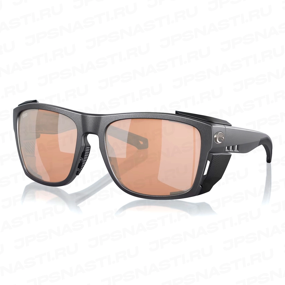 Очки поляризационные Costa Del Mar King Tide 6 580G, XL, wide fit, black pearl/copper mirror