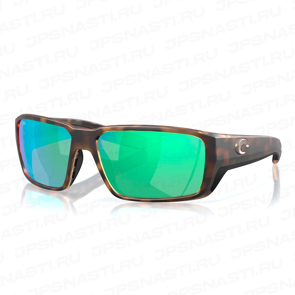 Очки поляризационные Costa Del Mar Fantail PRO 580G, L, regular fit, matte tortoise/green mirror