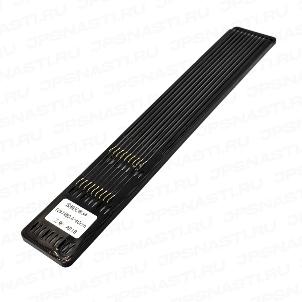 Готовые поводки Browka (карась), 40 см, #0.4, крючок #3 (золотой рукав), 10 шт.