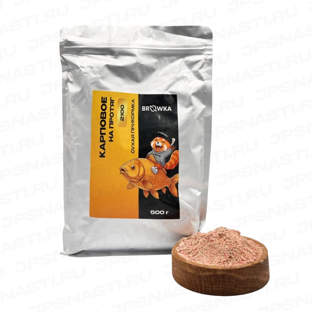 Тесто/прикормка Browka (карп) (на протяг), 500 г