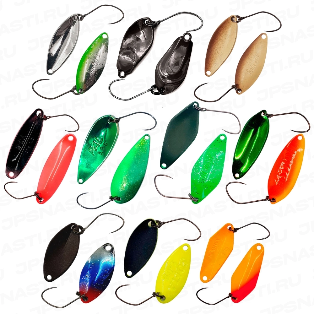 Рыболовный набор Японские снасти Trout Spoon Set, JS1