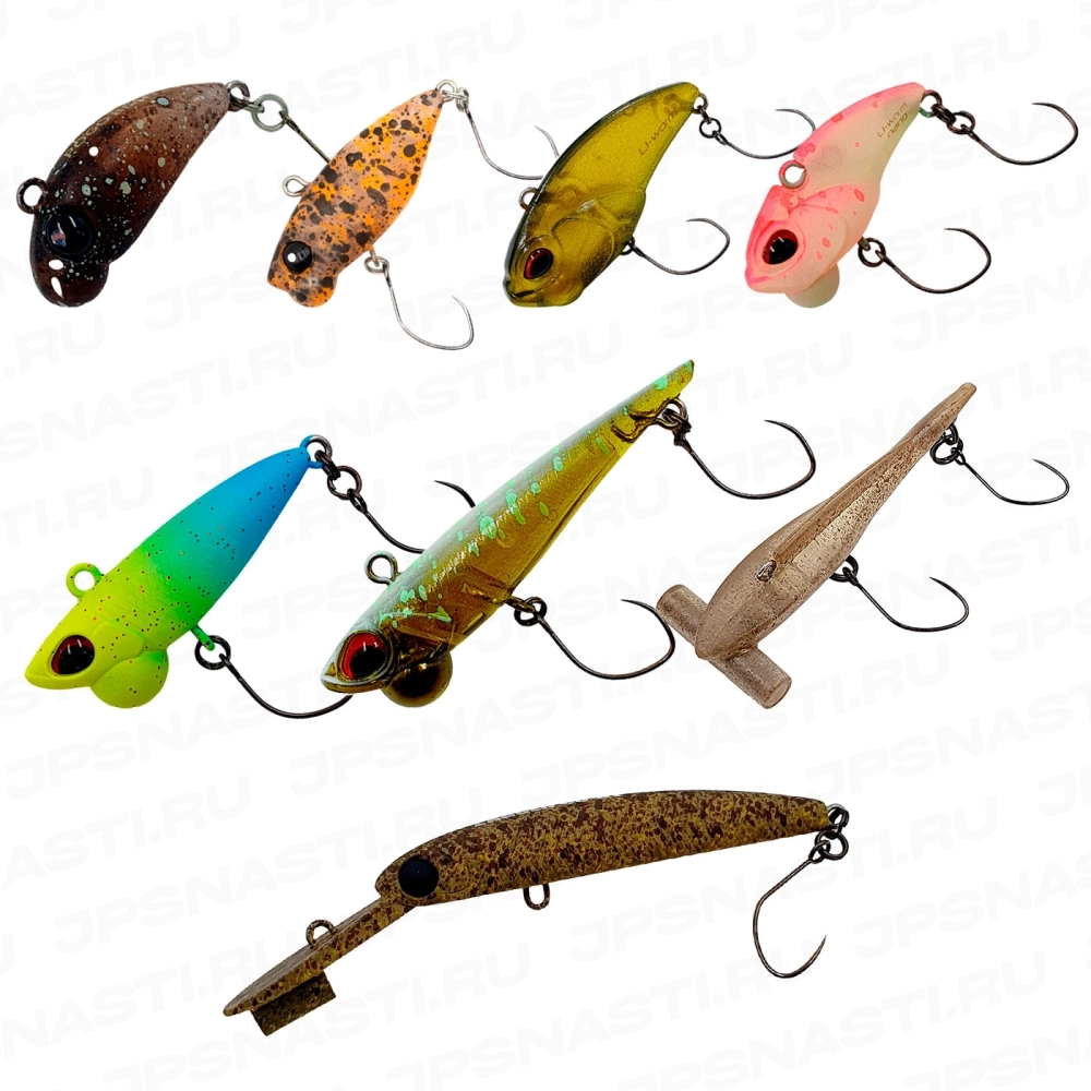 Набор донных воблеров для ловли форели Японские снасти Trout Set, Plug Bottom