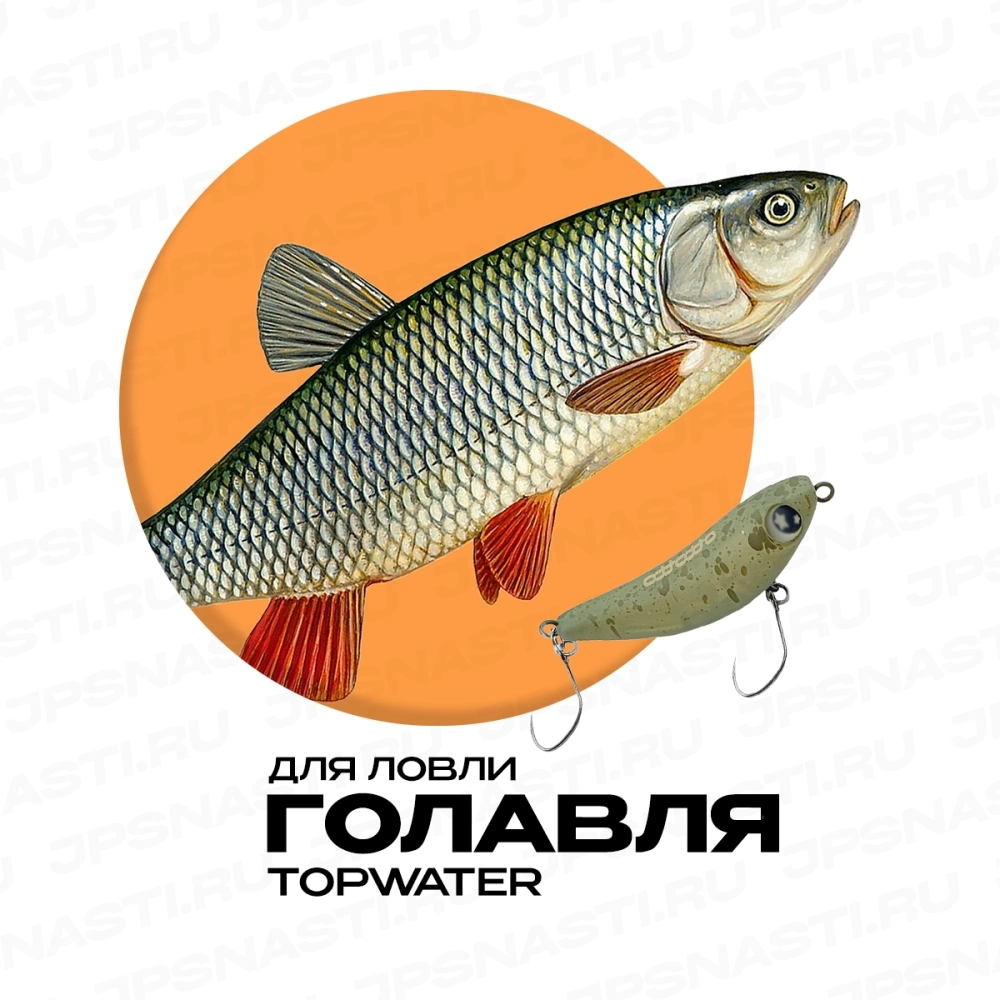 Набор воблеров для ловли голавля Японские снасти Chub Set, Topwater