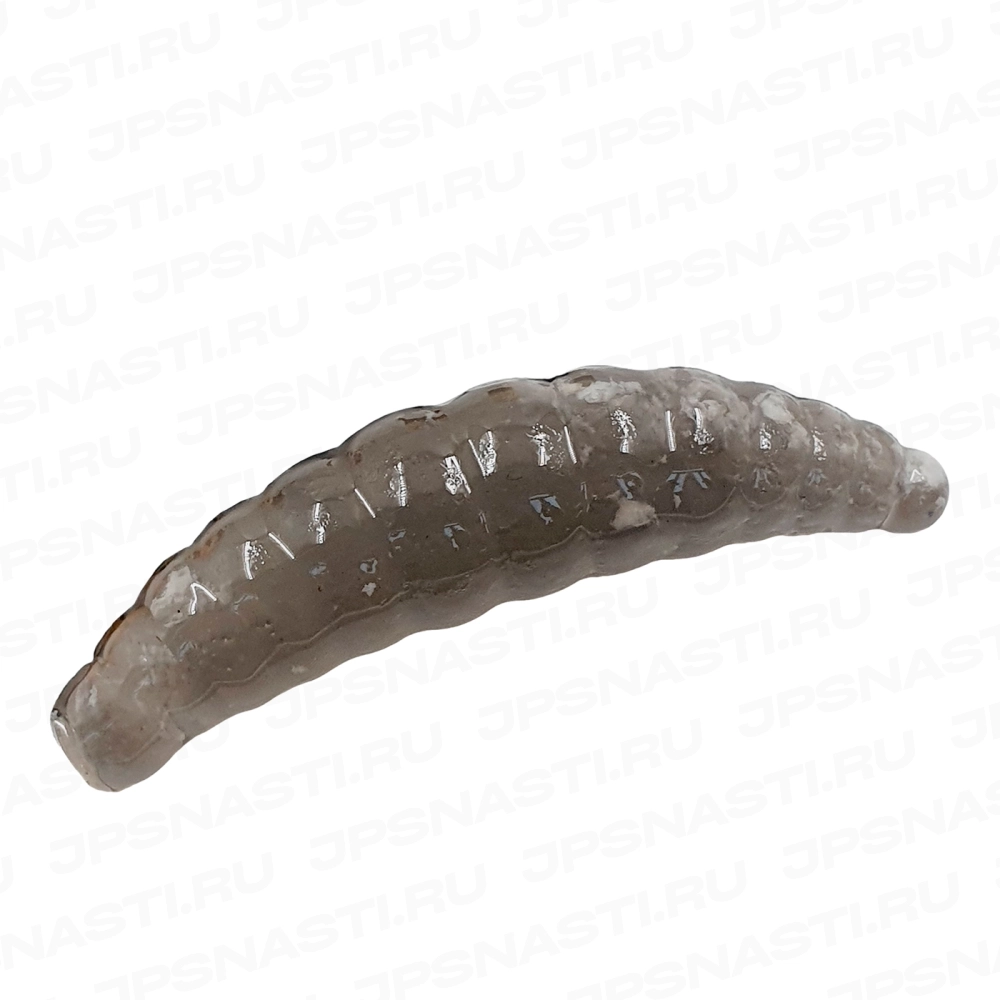 Силиконовые приманки Cool Place Maggot 1.6, черный/белая крошка (New 2025), сыр