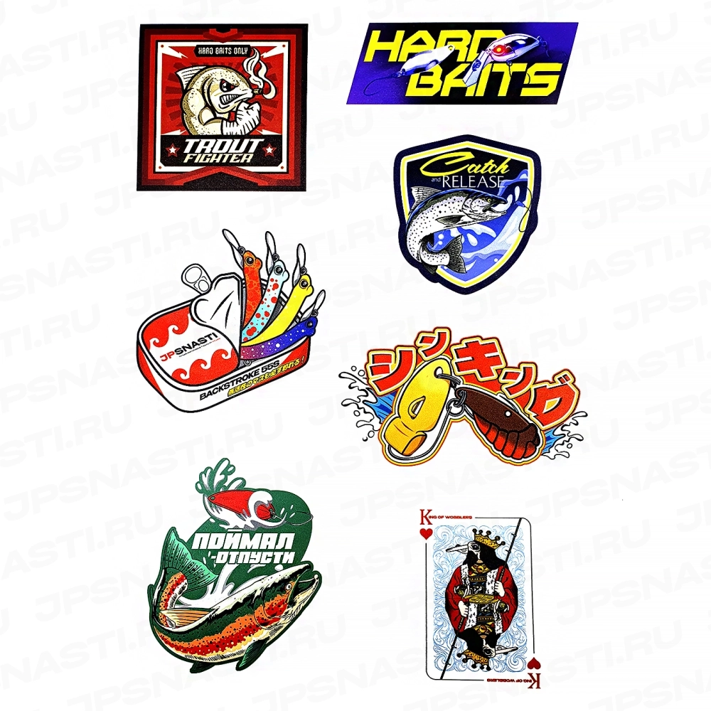 Наклейки Японские снасти Стикерпак 2025