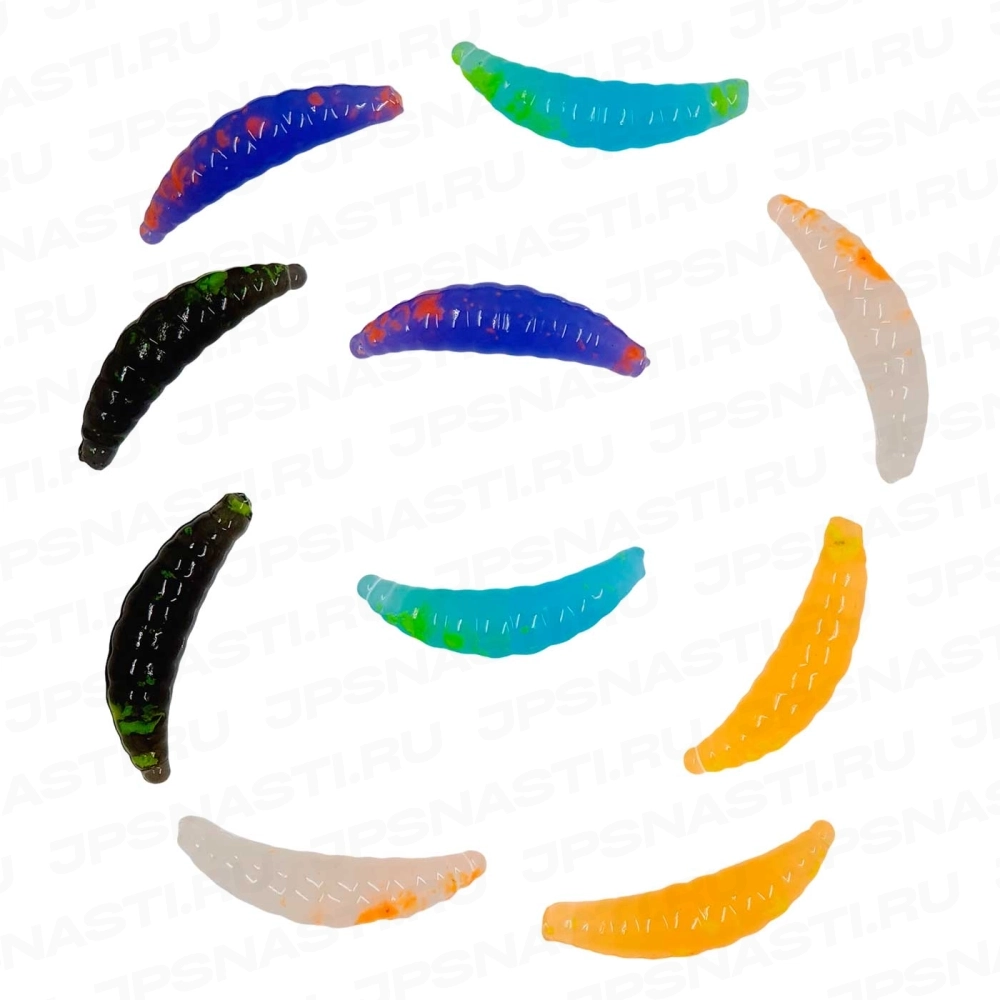 Силиконовые приманки Cool Place Maggot 1.6, крошка микс 1, сыр