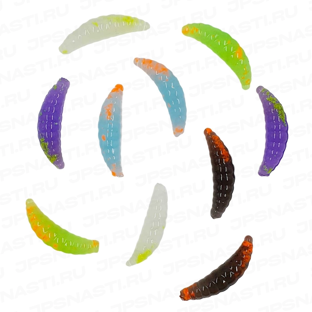 Силиконовые приманки Cool Place Maggot 1.6, крошка микс 2, сыр