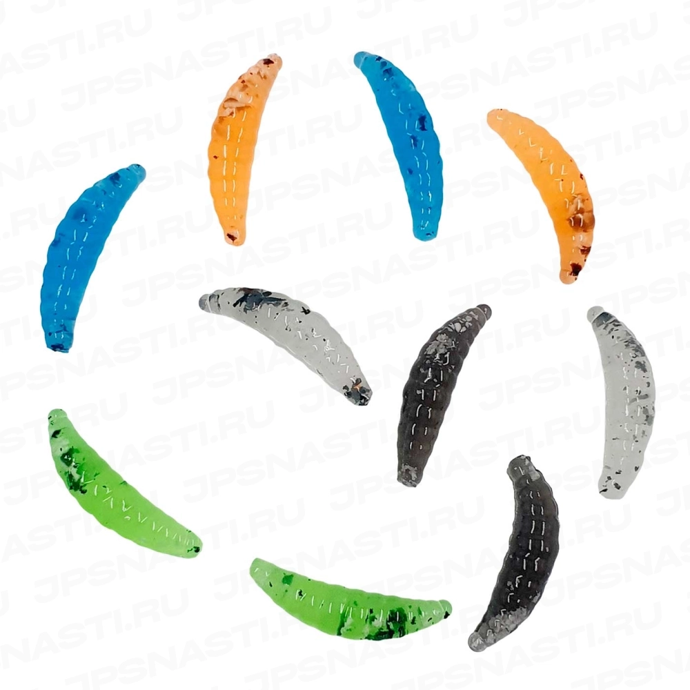 Силиконовые приманки Cool Place Maggot 1.6, крошка микс 3, сыр