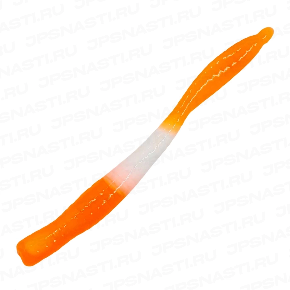 Силиконовые приманки Cool Place Bomber, оранжевый/белый, сыр