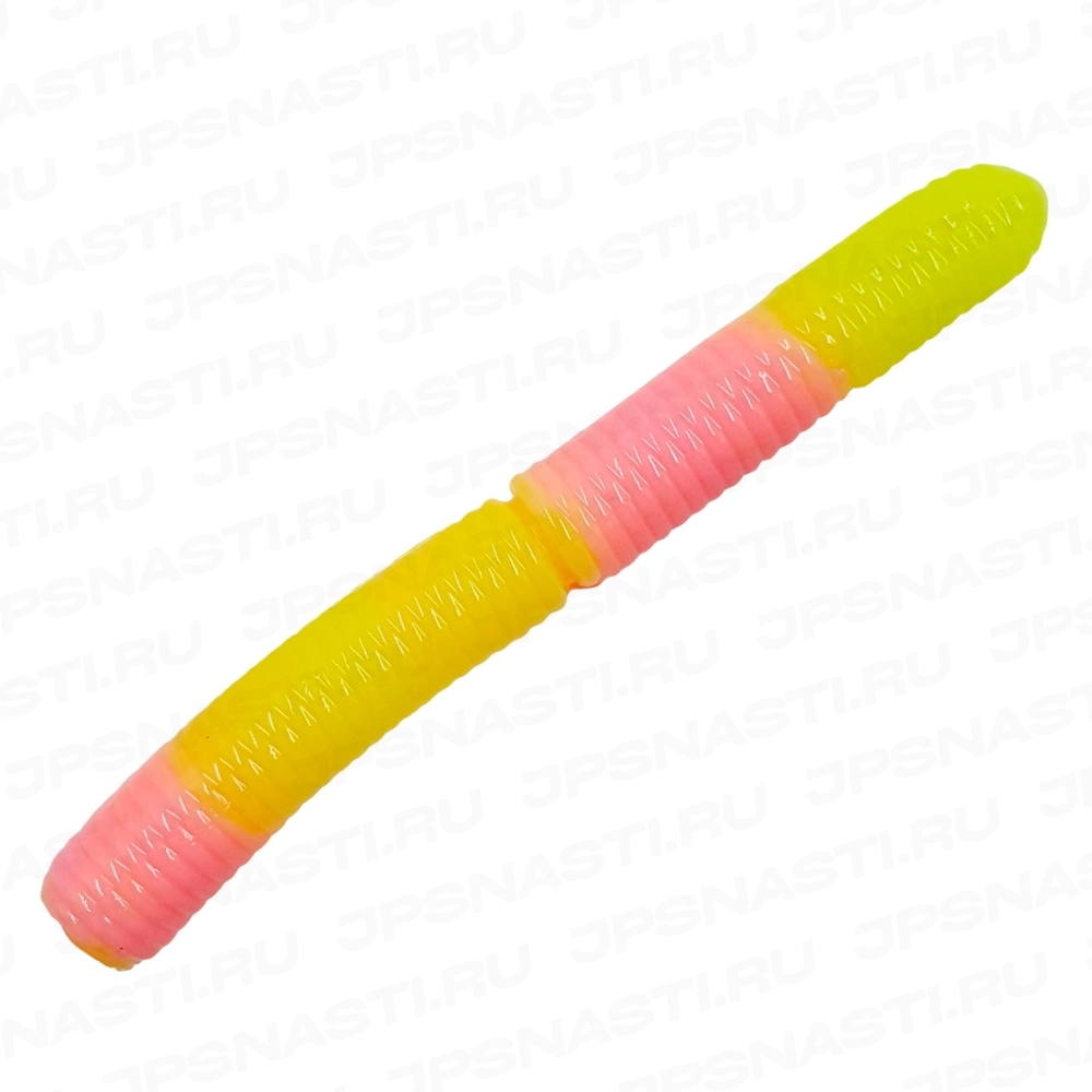 Силиконовые приманки Cool Place Buk, желтый/розовый, сыр