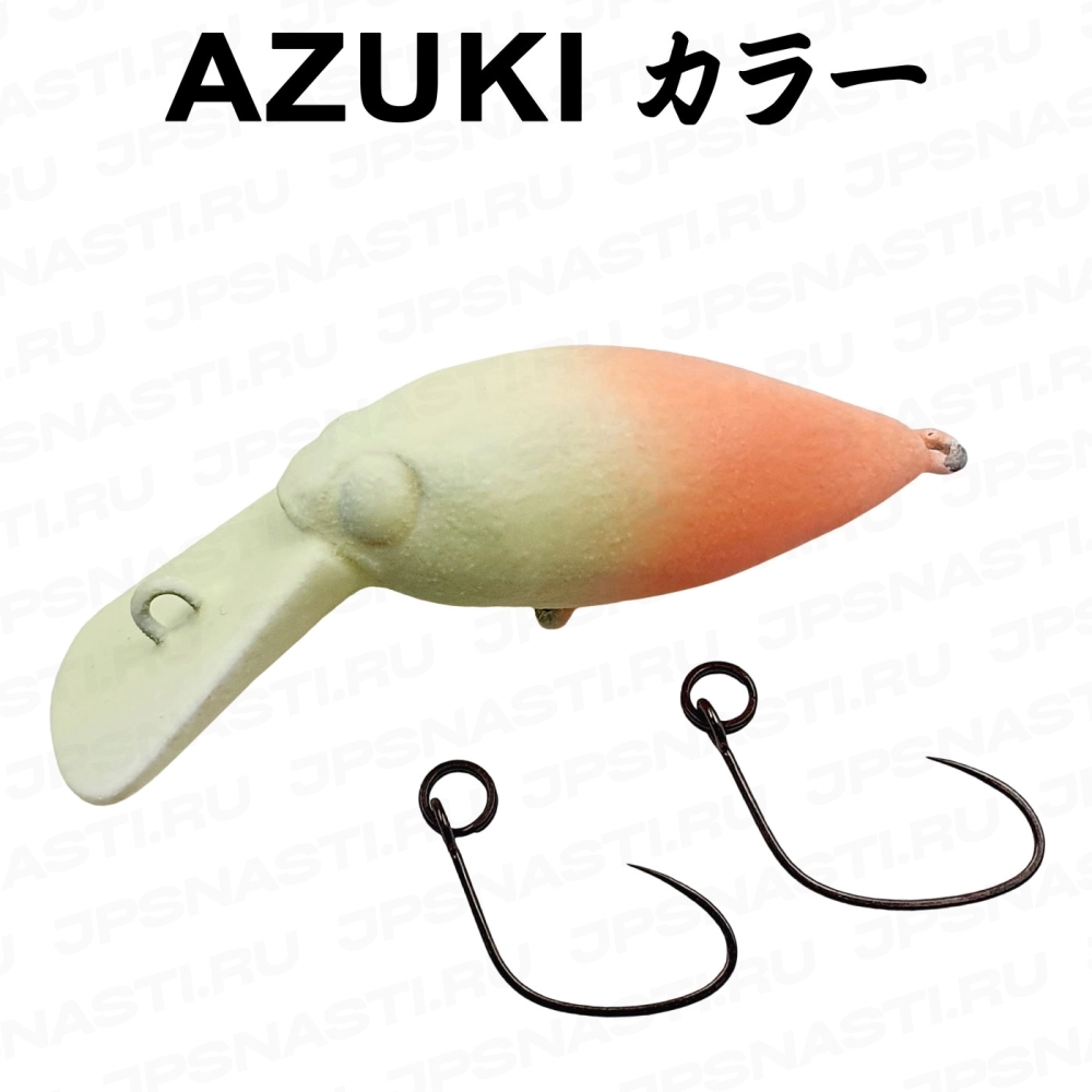Воблер Rodio Craft Moca 2 Hooks DR SS, 2.6 г, #Smile Glow (Azuki Oricolor)