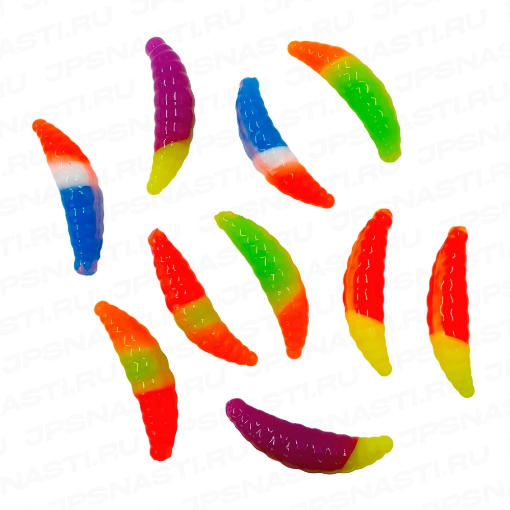 Силиконовые приманки Cool Place Maggot 1.6, микс многоцветный 3, сыр
