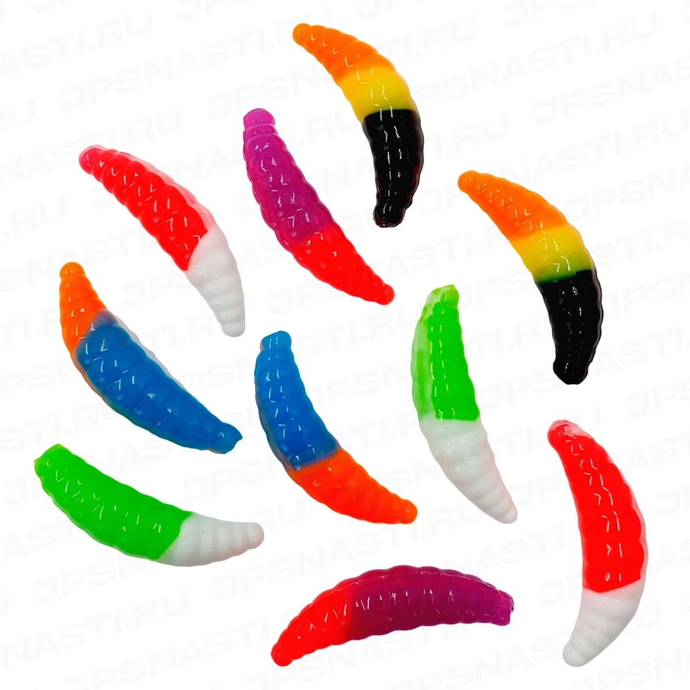 Силиконовые приманки Cool Place Maggot 1.6, микс многоцветный 4, сыр