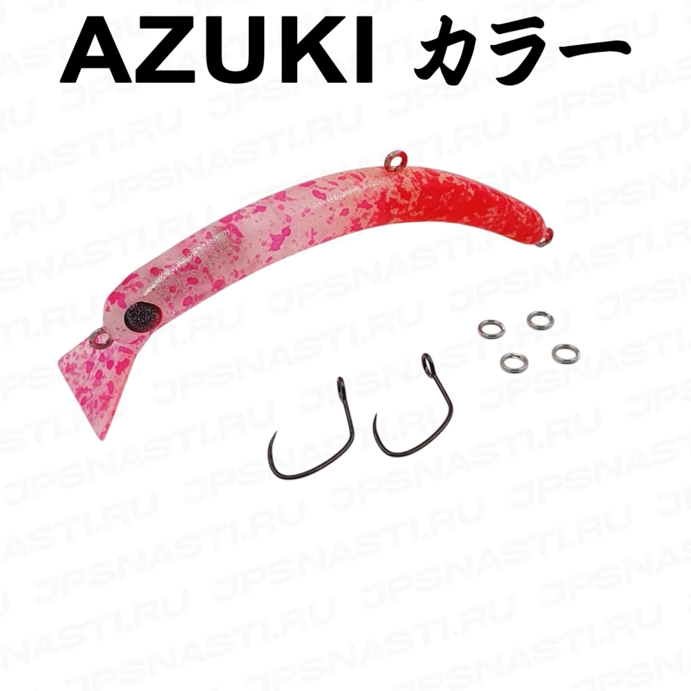 Воблер 1089 Koubou SakasanYoro Slim 60FS, 3.3 г, #Pink/Orange Glow (Azuki Oricolor)