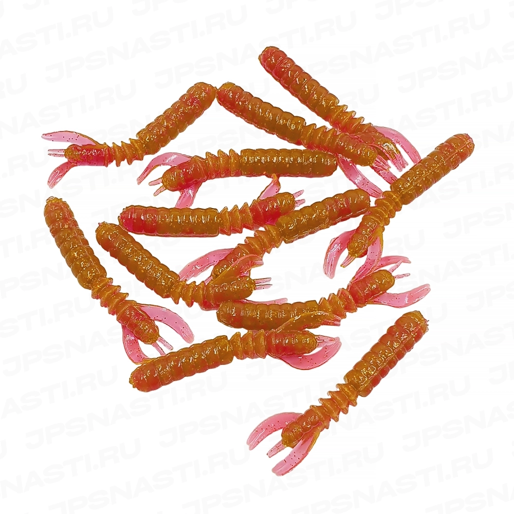 Силиконовые приманки Eleven Lures ScareCraw 1.7, 10 шт, #LOX