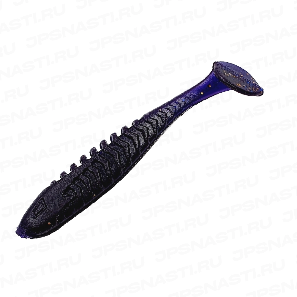 Силиконовые приманки Eleven Lures Loony Tail 2, 12 шт, #Deep Purple