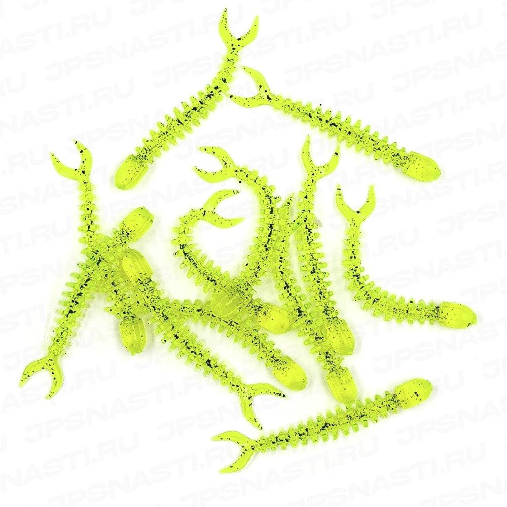 Силиконовые приманки Eleven Lures Dzen 2.2, 12 шт, #Toxic