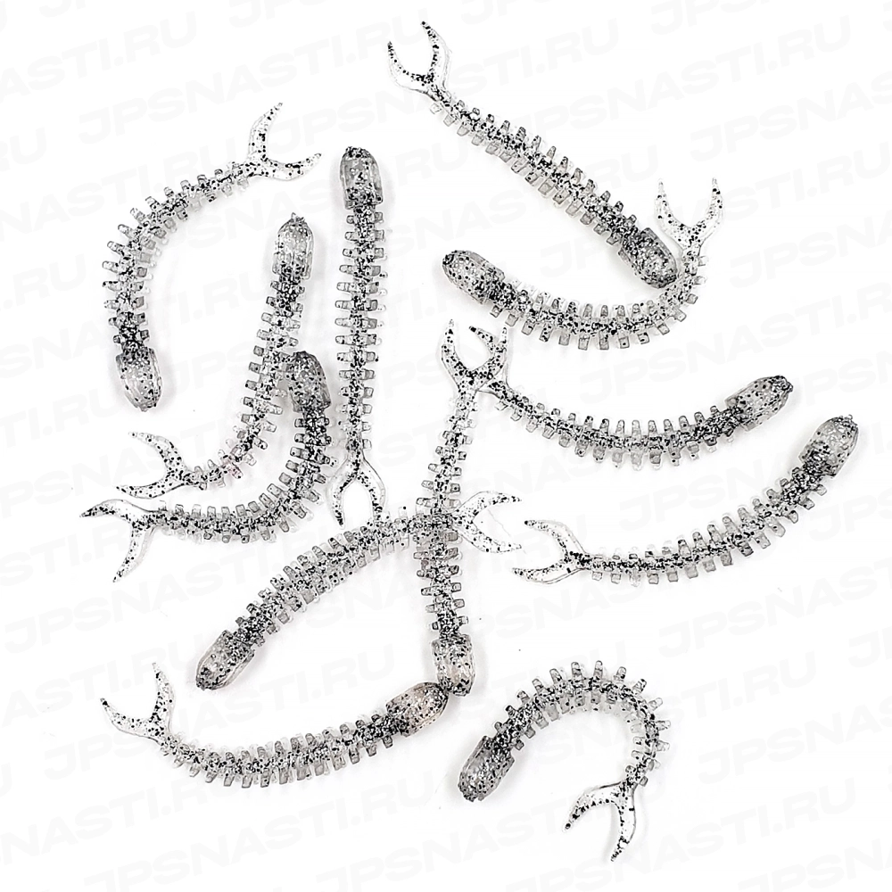 Силиконовые приманки Eleven Lures Dzen 2.2, 12 шт, #Salt Pepper