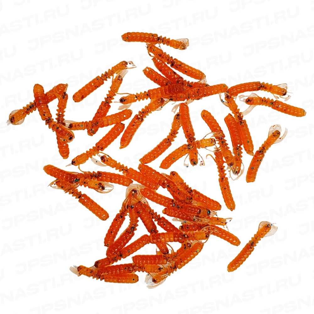 Силиконовые приманки Eleven Lures ScareCraw 1.2, 45 шт, #Bronze Pumpkin