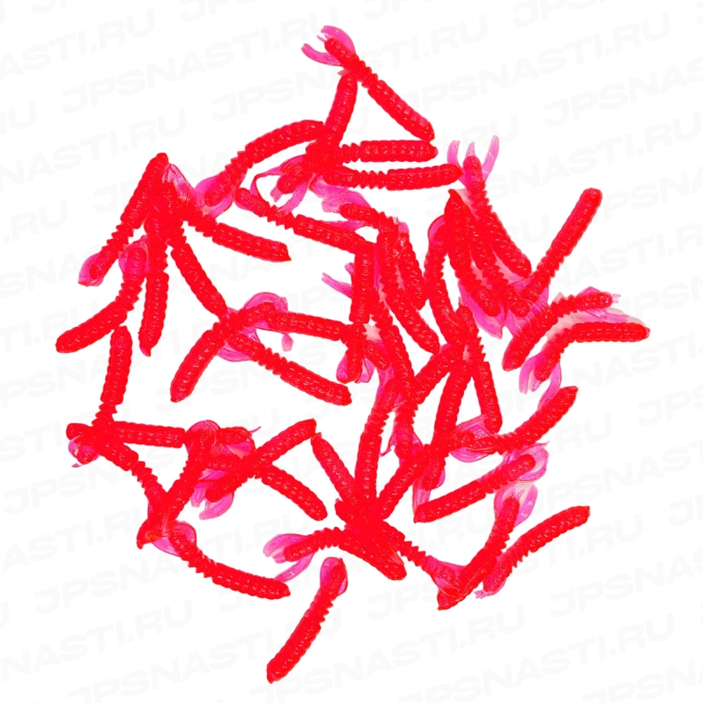 Силиконовые приманки Eleven Lures ScareCraw 1.2, 45 шт, #Slutty Pink