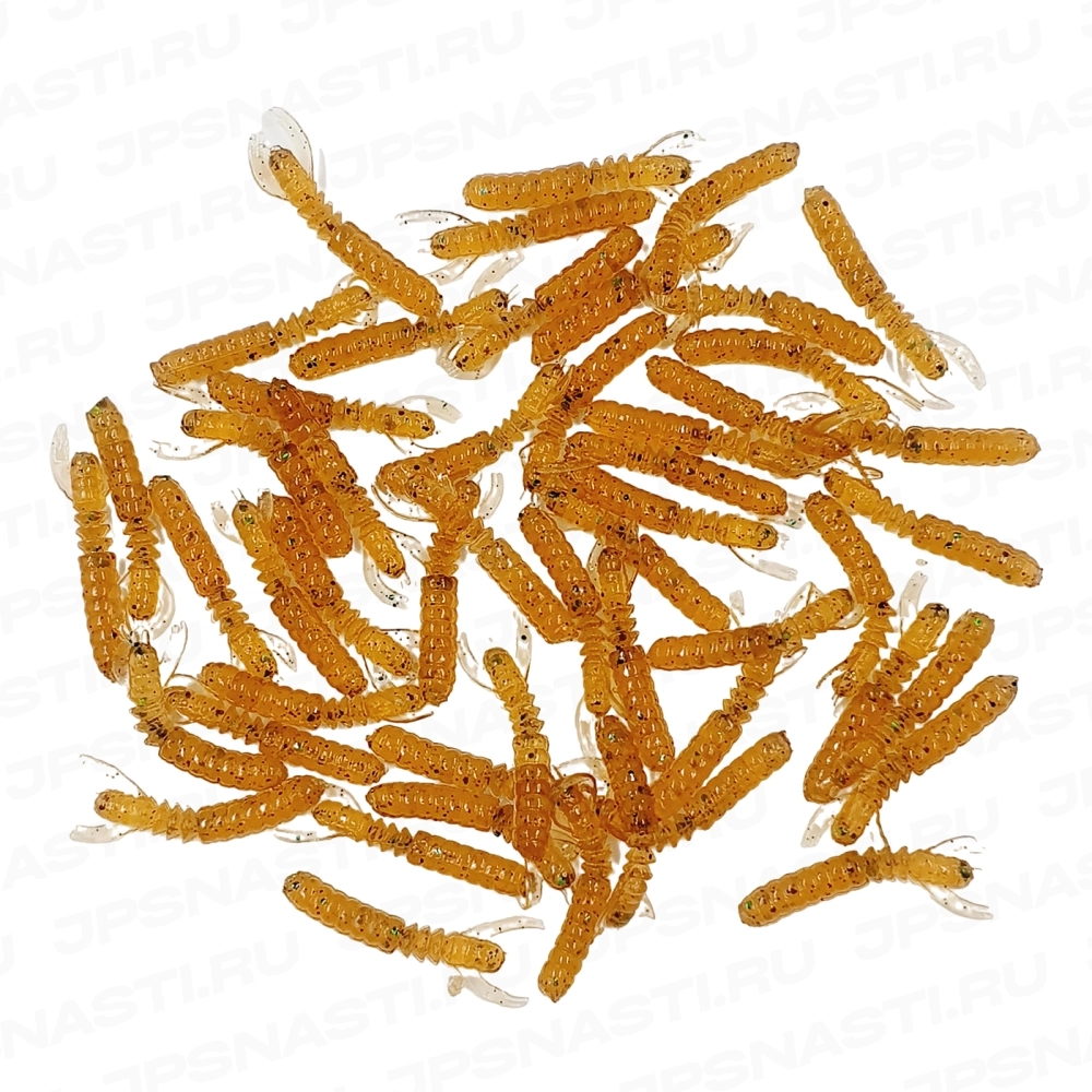 Силиконовые приманки Eleven Lures ScareCraw 1.2, 45 шт, #Irish Lager