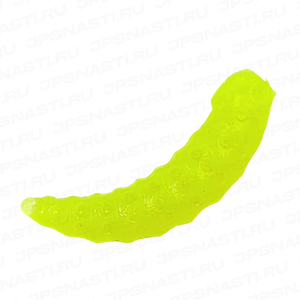 Силиконовые приманки Eleven Lures Leench 1.5, Fluo Lemon, сыр
