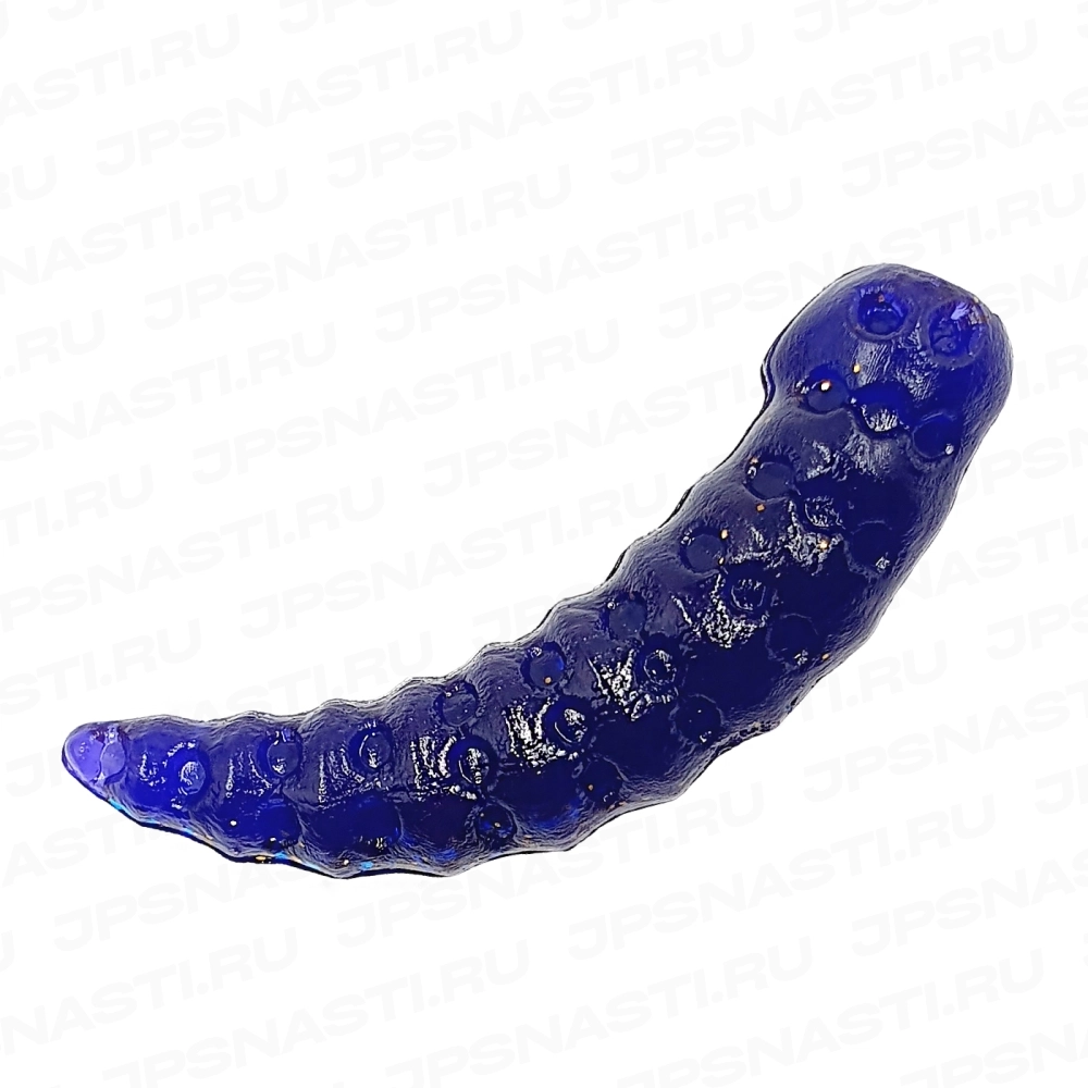Силиконовые приманки Eleven Lures Leench 1.5, Deep Purple, сыр
