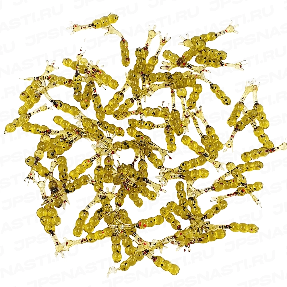 Силиконовые приманки Eleven Lures Chikki, 80 шт, #Watermelon Seed