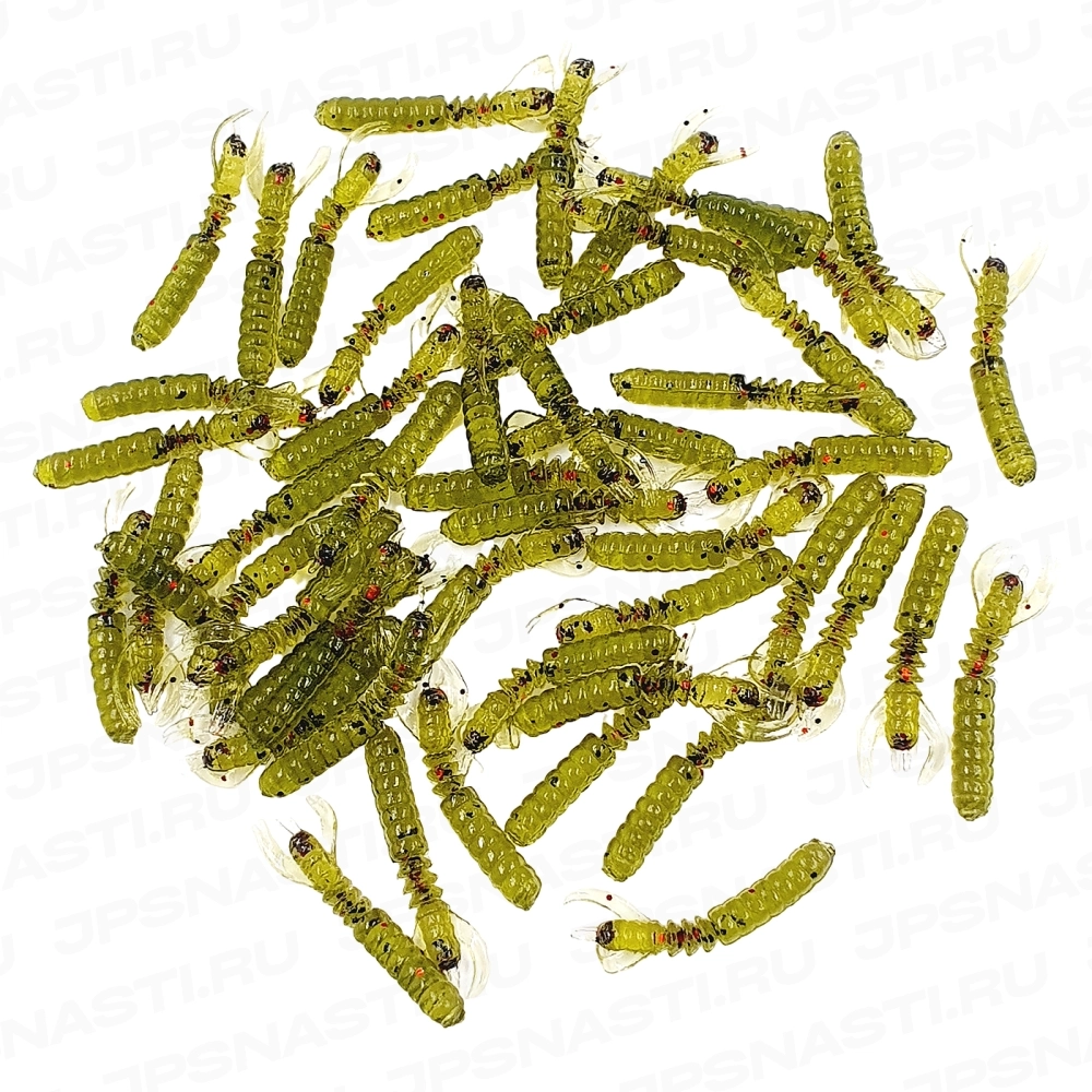 Силиконовые приманки Eleven Lures ScareCraw 1.2, 45 шт, #Watermelon Seed