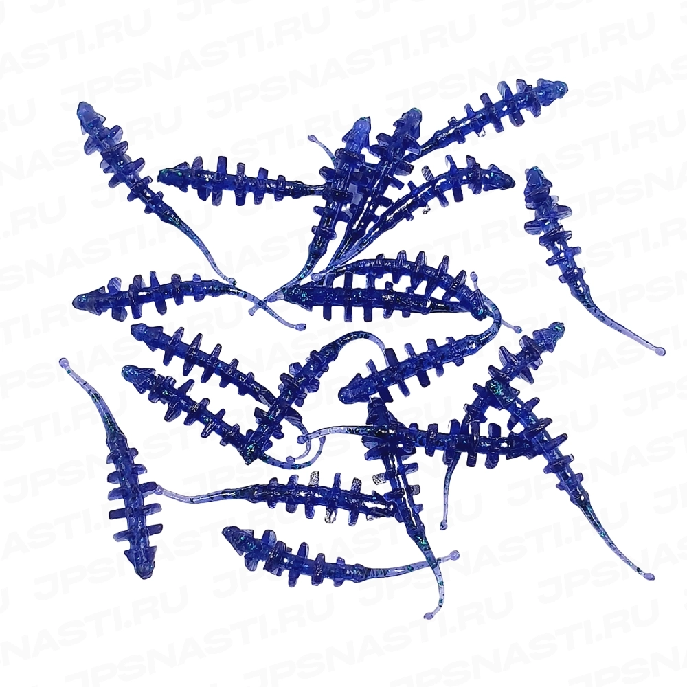 Силиконовые приманки Eleven Lures Micro Trap 1.5, 20 шт, #Junebug
