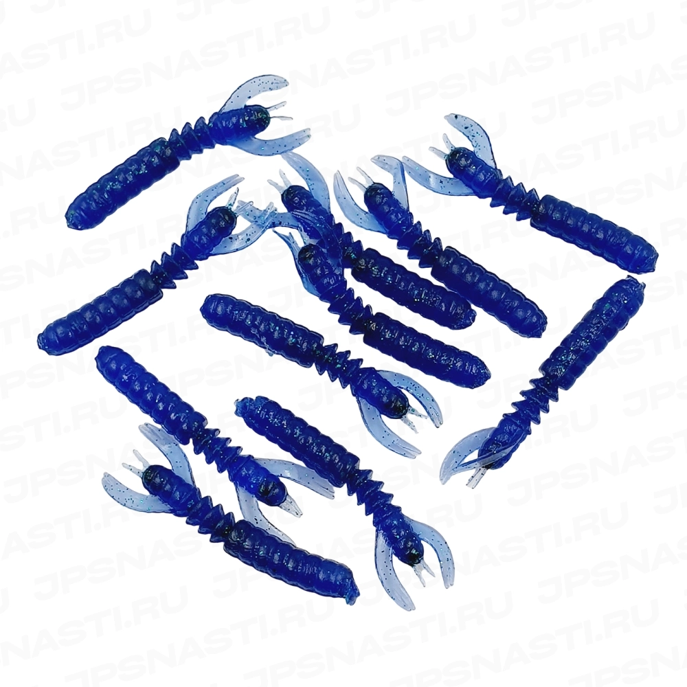 Силиконовые приманки Eleven Lures ScareCraw 1.7, 10 шт, #Junebug