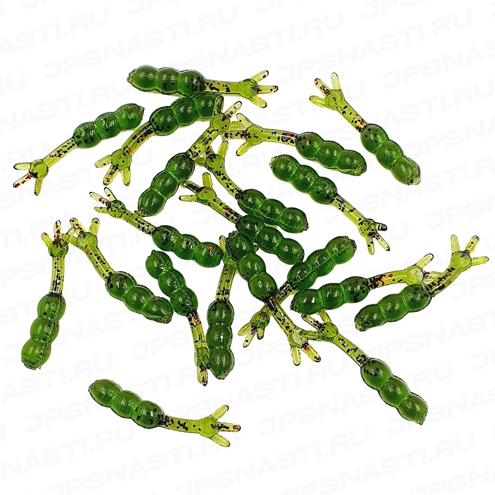 Силиконовые приманки Eleven Lures Chikki 1.5, 20 шт, #Watermelon Seed