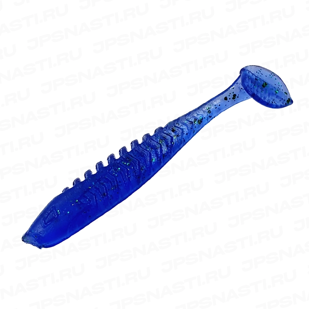 Силиконовые приманки Eleven Lures Loony Tail 2, 12 шт, #Junebug