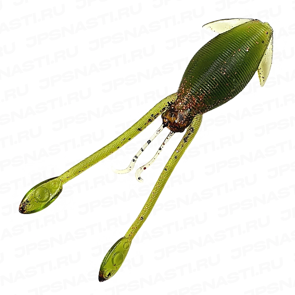 Силиконовые приманки Eleven Lures Squidward 2.8, 10 шт, #Watermelon Seed
