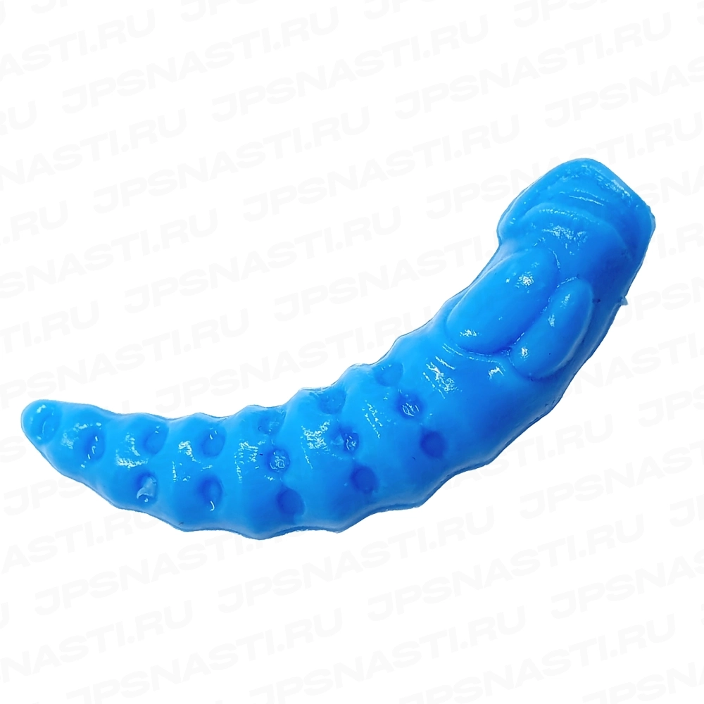 Силиконовые приманки Eleven Lures Leench 1.5, Smurf, сыр