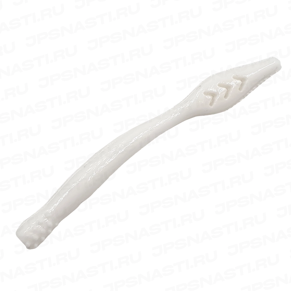 Силиконовые приманки Eleven Lures Bobr 3.1, Milky White, сыр