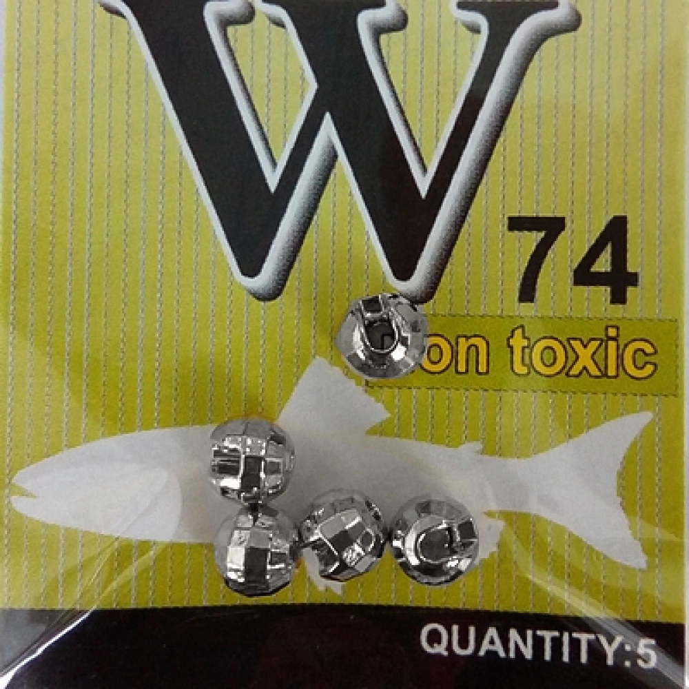 Вольфрамовые головки OnlySpin Trout, 4 мм, cеребро