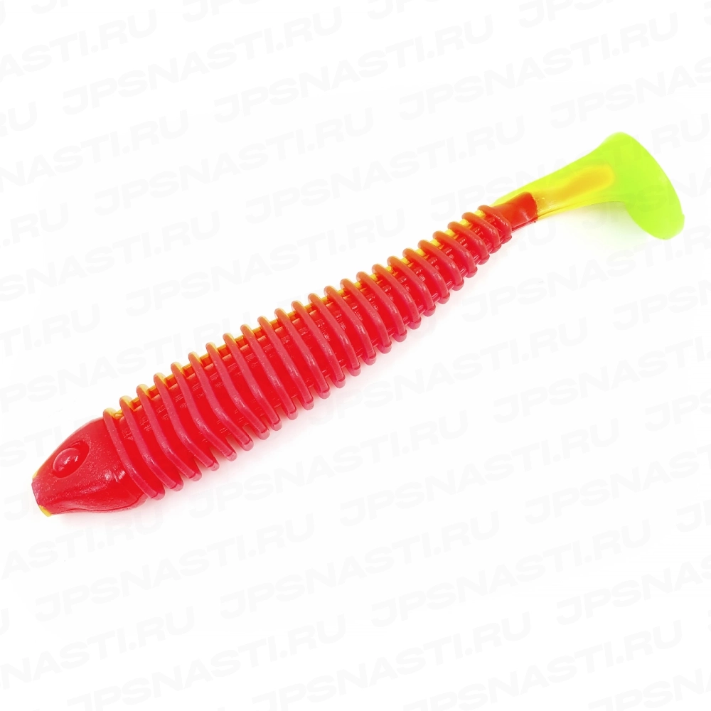 Силиконовые приманки Boroda Baits Shemaya 135, 308 Pink / Chartreuse, блистер