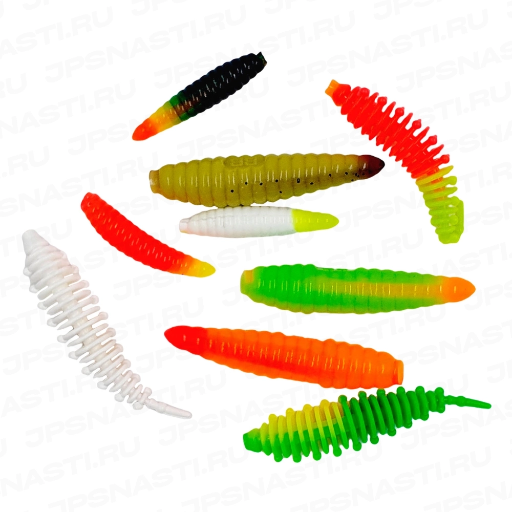 Силиконовые приманки Boroda Baits Area Mix Color, сыр