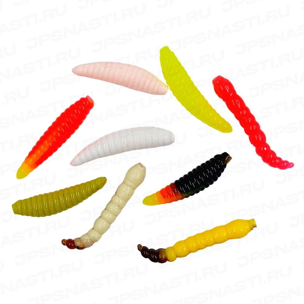 Силиконовые приманки Boroda Baits Stream Mix Color, сыр