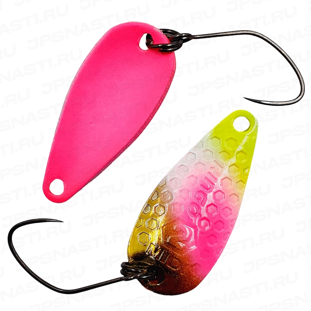 Колеблющаяся блесна Yarie №704 Ringo Midi 2 Hammered, 2 гр, BS-22