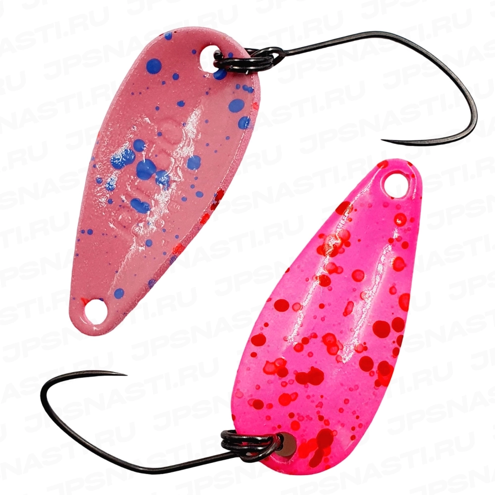 Колеблющаяся блесна Yarie №704 Ringo Midi, 1.8 гр, #Pink Robin (Isezaki Oricolor)