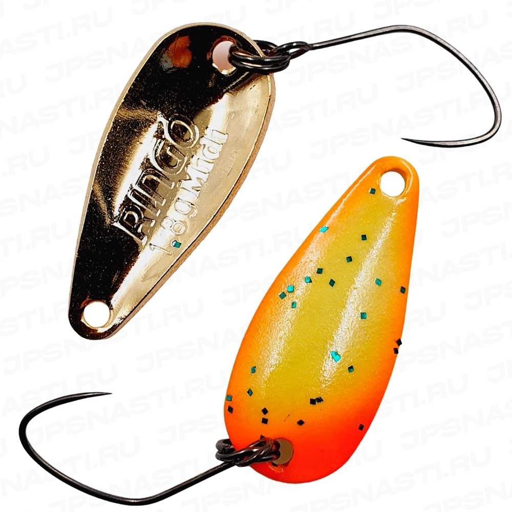 Колеблющаяся блесна Yarie №704 Ringo Midi, 1.8 гр, #Congou (Isezaki Oricolor)