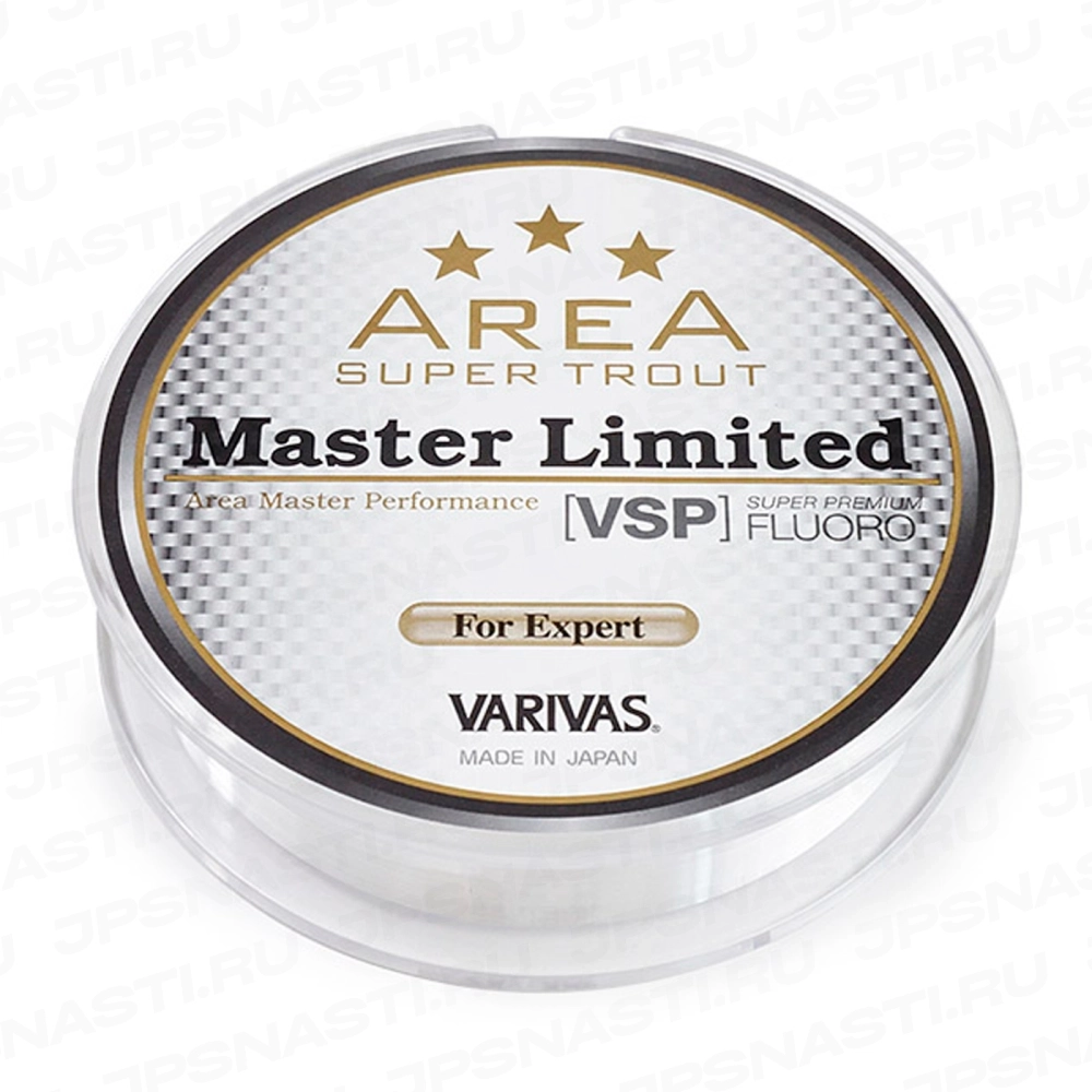 Флюорокарбон Varivas Super Trout Area Master Limited VSP Fluoro, #0.3, 1.5 Lb, 100 м, прозрачный