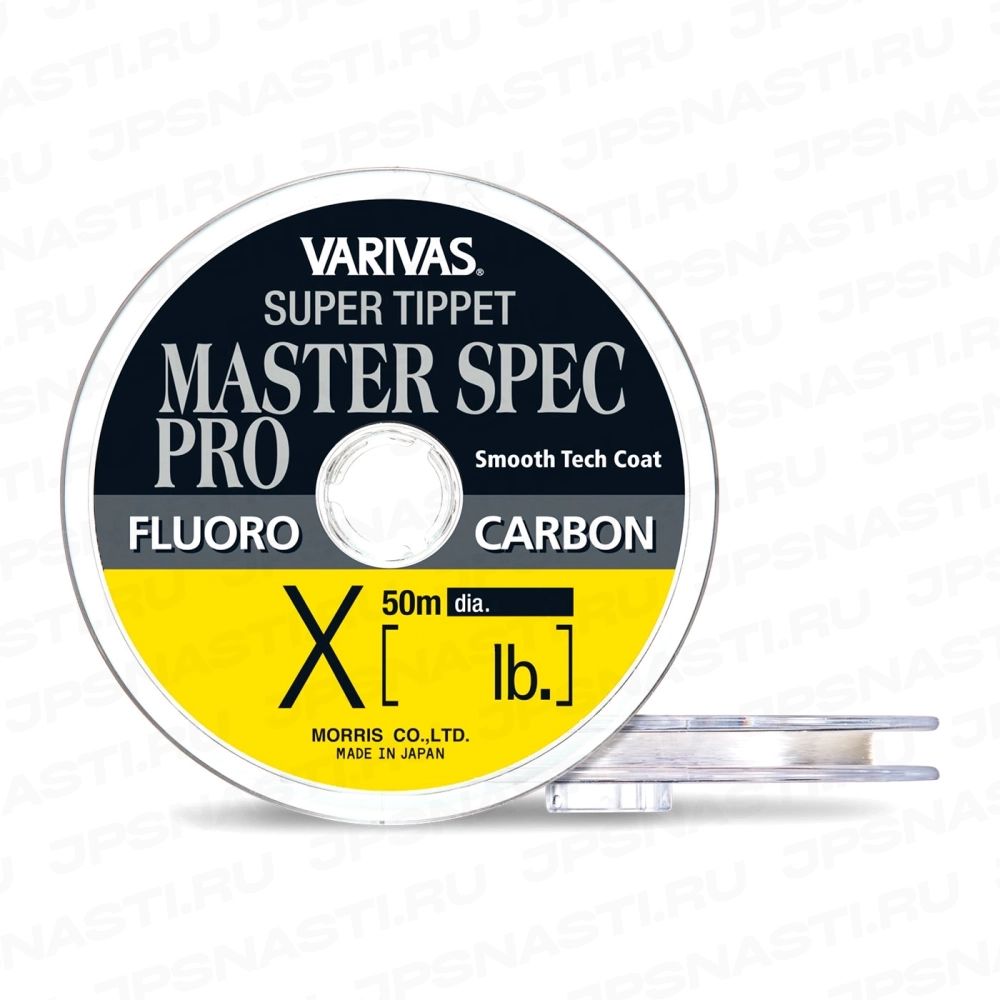 Шок лидер флюорокарбоновый Varivas Super Tippet Master Spec Pro 5X, 4.7 Lb, 50 м